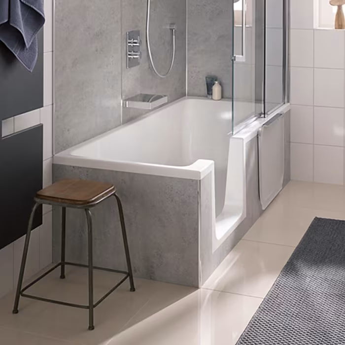 HSK Dusch-Badewanne Dobla 160 cm Einstieg links mit Antislip