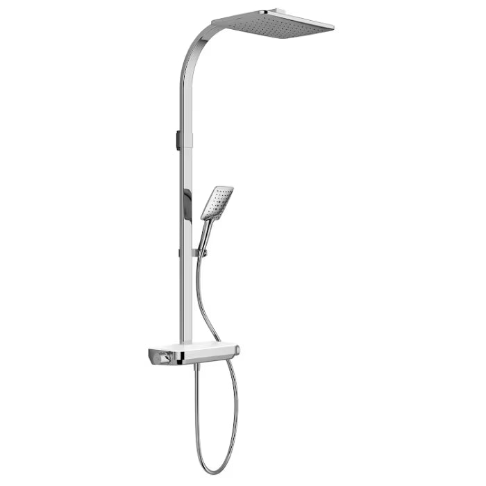 HSK AquaTray Thermostat Duschsystem mit Schwallbrause - chrom