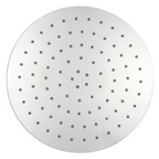 HSK Softcube Duschpaneel Kopfbrause flach und rund 30 cm - verspiegelt edelstahl poliert
