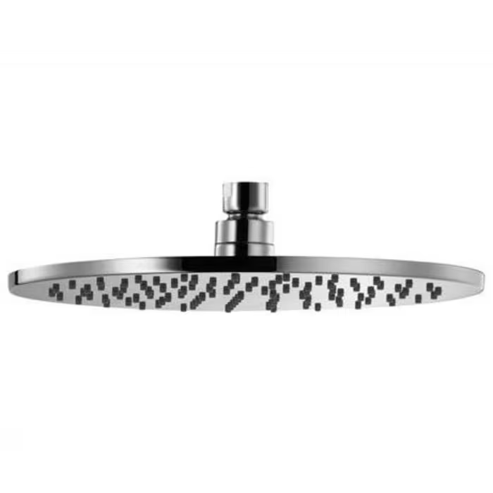HSK Softcube Duschpaneel Kopfbrause flach und rund 30 cm - verspiegelt edelstahl poliert