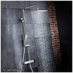 HSK Shower-Set Modell RS 500 Thermostat eckig - Kopfbrause flach und eckig 25 x 25 cm