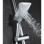 HSK RS Softcube Shower-Set AquaSwitch mit Thermostat und Kopfbrause 30 x 20 cm - weiß
