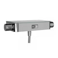 HSK AquaSwitch Unterputz Thermostat rund mit 2 Abgängen und Glasablage -chrom/weiß