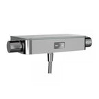 HSK AquaSwitch Unterputz Thermostat rund mit 2 Abgängen und Glasablage -chrom/weiß