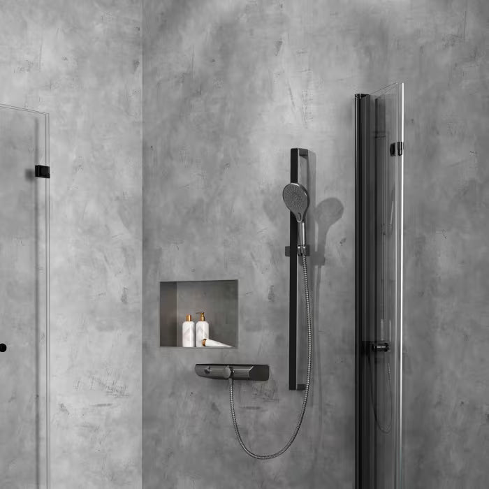 HSK AquaXPro Komplett-Set 1.35 - gunmetal gebürstet
