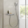 HSK Design-Handbrause AquaSwitch Softcube mit Brauseschlauch und Halterung
