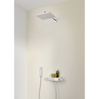 HSK Design-Handbrause eckig mit Brauseschlauch und Halterung