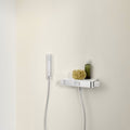 HSK Design-Handbrause eckig mit Brauseschlauch und Halterung