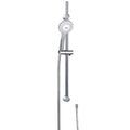 HSK Design-Handbrause rund mit 3 Strahlarten inkl. Brauseschlauch und Brausestange