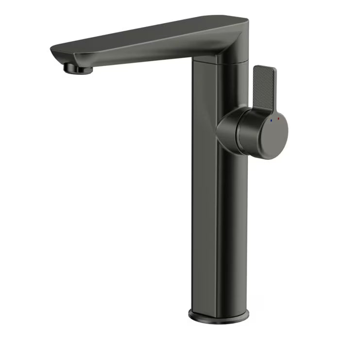 HSK AquaXpro Waschtisch-Einhebelmischer - hoch - gunmetal gebürstet