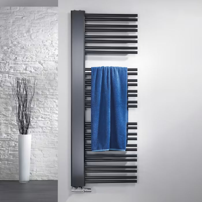 HSK Softcube Plus Badheizkörper 61 x 121 cm rechts offen - Graphit-Schwarz