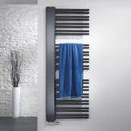 HSK Softcube Plus Badheizkörper 61 x 121 cm rechts offen - Graphit-Schwarz