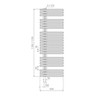 HSK Yenga Light Designheizkörper 60 x 115 cm - Anthrazit