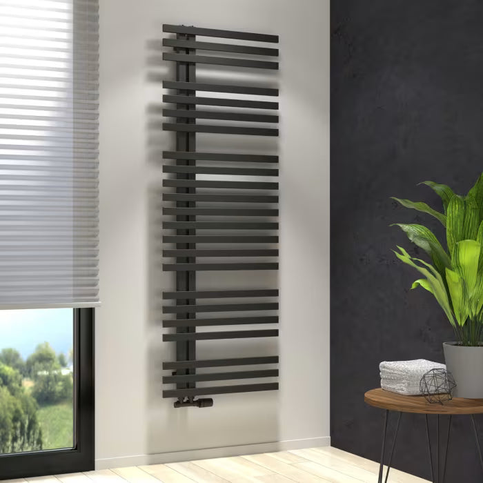 HSK Yenga Light Designheizkörper 60 x 115 cm - Schwarz-Matt