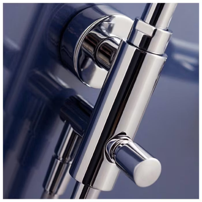 HSK Shower-Set Modell RS 200 Universal Kopfbrause superflach und rund 25 cm