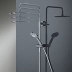 HSK Shower-Set Modell RS 200 Universal Kopfbrause superflach und rund 25 cm