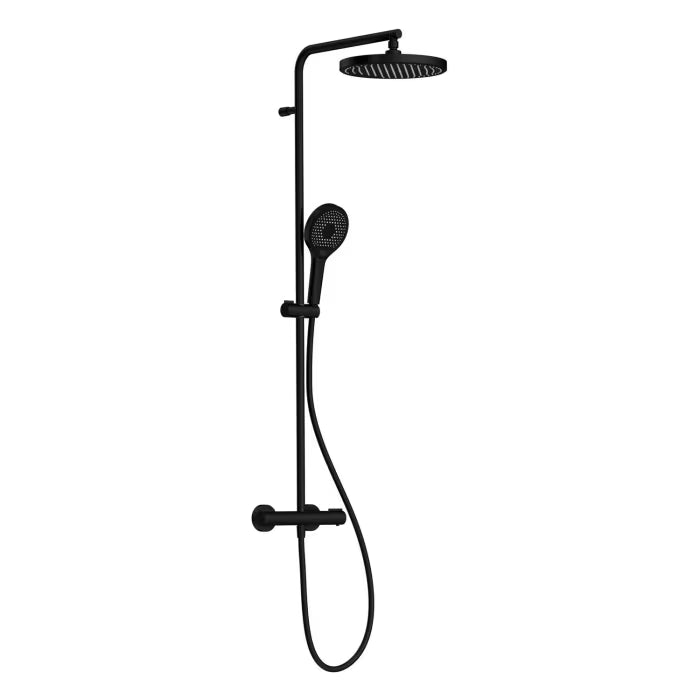 HSK RS Slim Thermostat mit Shower-Set - schwarz matt
