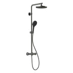 HSK AquaXPro 100 Thermostat mit Shower-Set 25 cm - gunmetal gebürstet