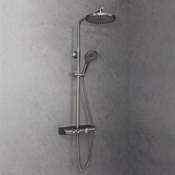 HSK AquaXPro 200 Thermostat mit Shower-Set - gunmetal