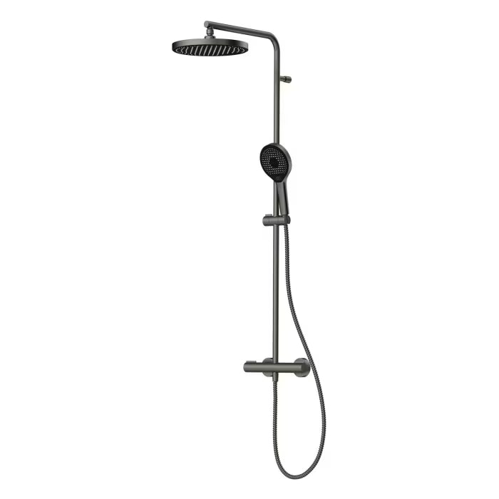 HSK RS Slim Thermostat mit Shower-Set - gunmetal gebürstet