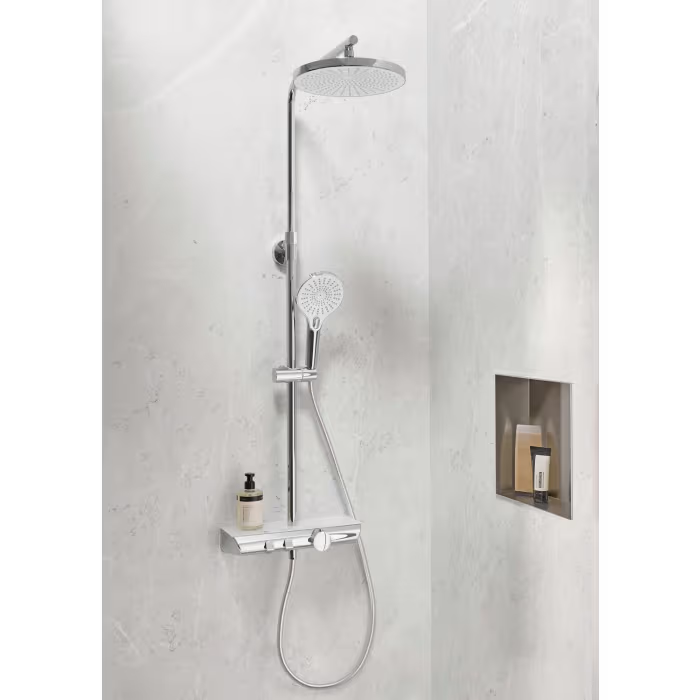 HSK AquaXPro 200 Thermostat mit Shower-Set - 25 cm - chrom