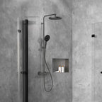 HSK RS Slim Thermostat mit Shower-Set - gunmetal gebürstet