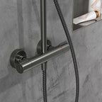 HSK RS Slim Thermostat mit Shower-Set - gunmetal gebürstet