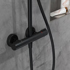 HSK RS Slim Thermostat mit Shower-Set - schwarz matt
