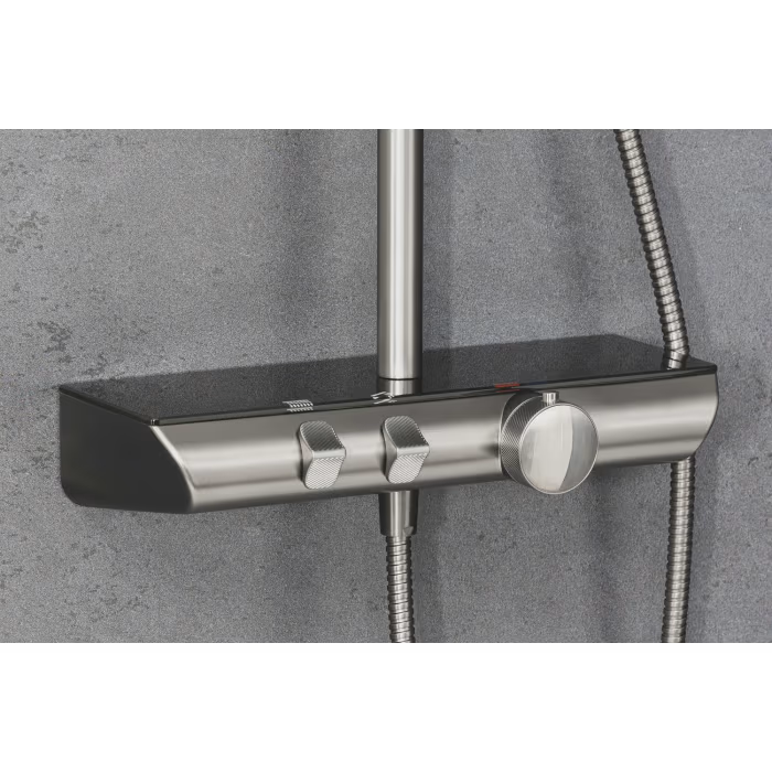 HSK AquaXPro 200 Thermostat mit Shower-Set - gunmetal