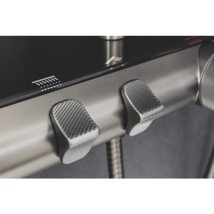 HSK AquaXPro 200 Thermostat mit Shower-Set - gunmetal