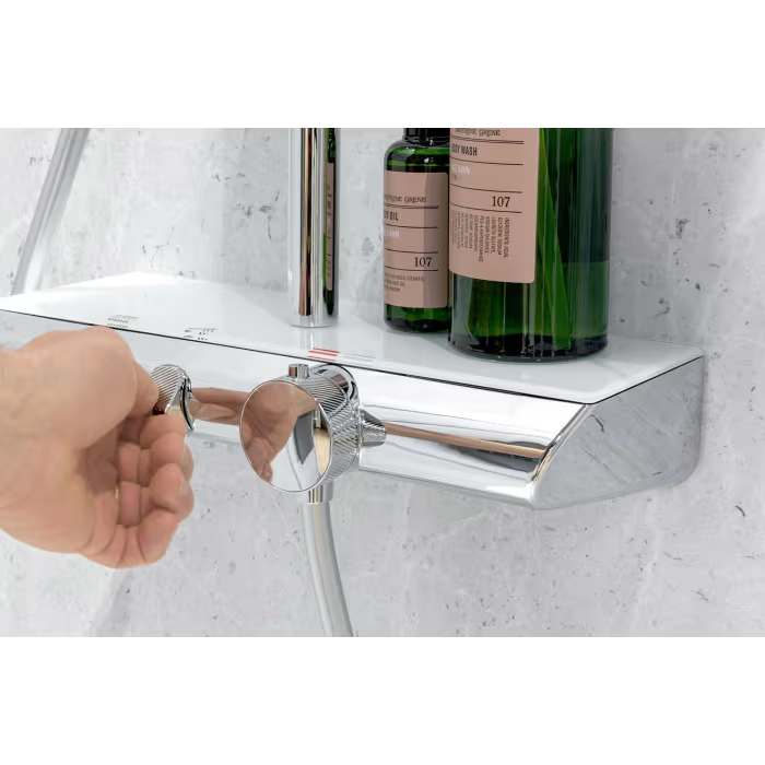 HSK AquaXPro 200 Thermostat mit Shower-Set - 25 cm - chrom