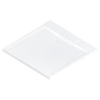HSK Marmor-Polymer Duschwanne 120 x 120 cm superflach mit Randablauf und Antislip