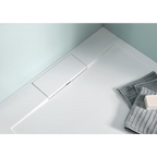 HSK Marmor-Polymer Duschwanne 80 x 100 cm superflach mit Randablauf