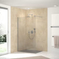 HSK RenoDeco Designplatte 150 x 255 cm - Sandstein Terra-Grau - Struktur