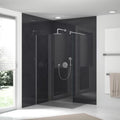 HSK RenoDeco Designplatte 100 x 255 cm - Feinstein - graphit-grau - Hochglanz