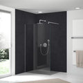HSK RenoDeco Designplatte 100 x 255 cm - Feinstein - graphit-grau - Seidenmatt