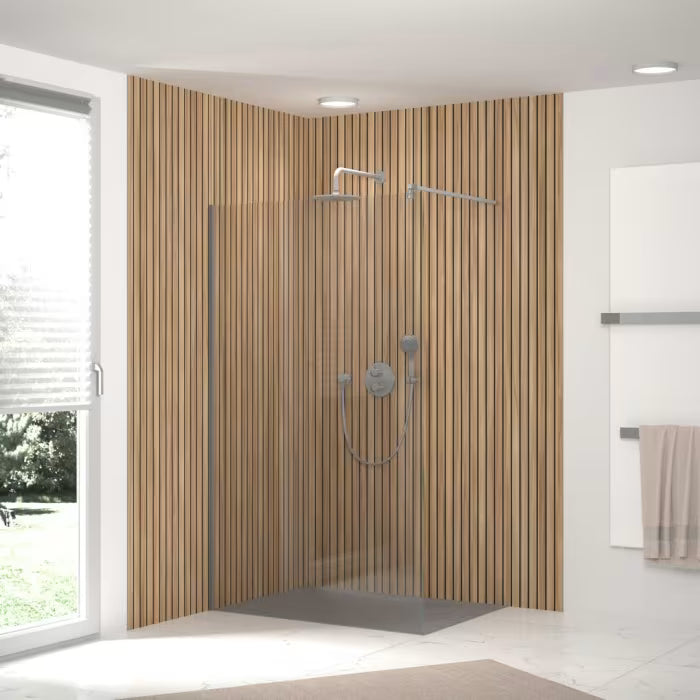 HSK RenoDeco Designplatte 100 x 210 cm - Lärche - Natur-hell - Struktur