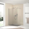 HSK RenoDeco Designplatte 100 x 255 cm - Uni-Crema-Beige - Hochglanz