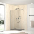 HSK RenoDeco Designplatte 100 x 210 cm - Naturstein - Calco-Beige - Struktur