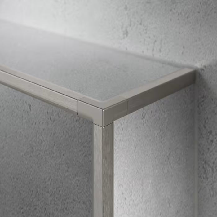 HSK RenoDeco Profile - Profil-Ecke 3D außen gerade - aluminium silber matt