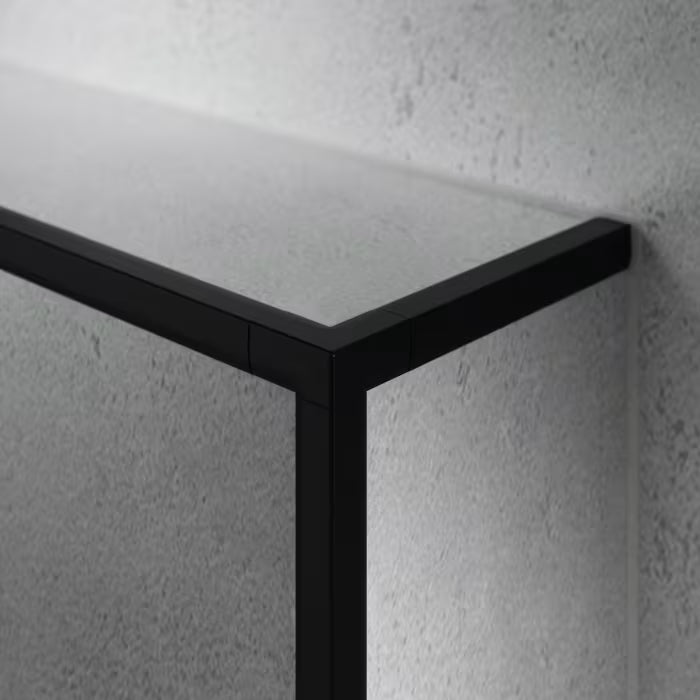 HSK RenoDeco Profile - Profil-Ecke 3D außen gerade - schwarz matt