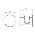 HSK AquaXPro Handbrausehalter - Chrom